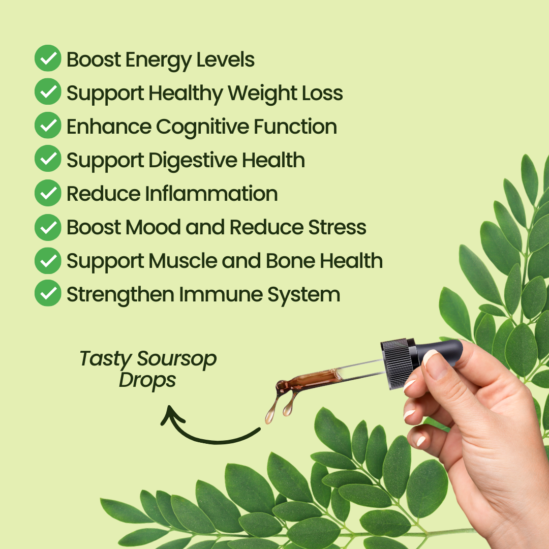 100% Organic 10-in-1 Soursop Extract Drops