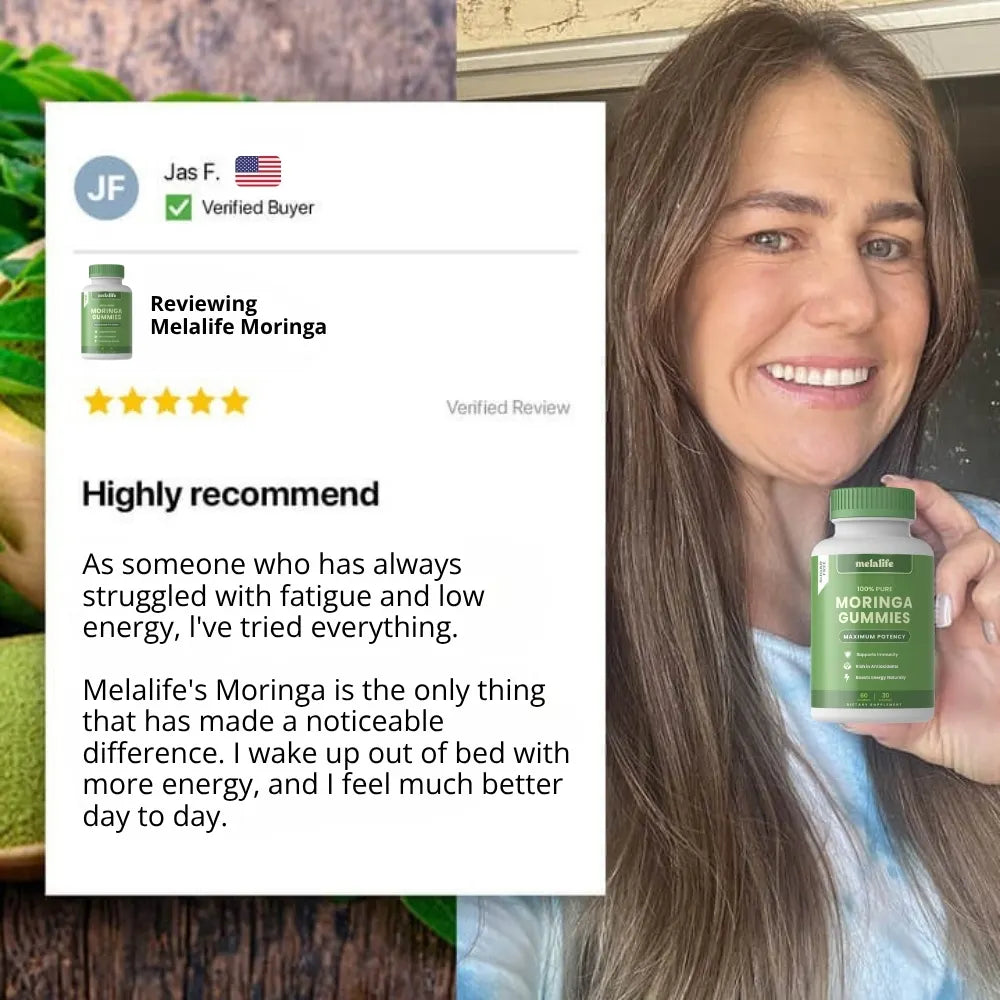Melalife Moringa - Naturally Lowers Cortisol To Help Restore Balance Inside and Out