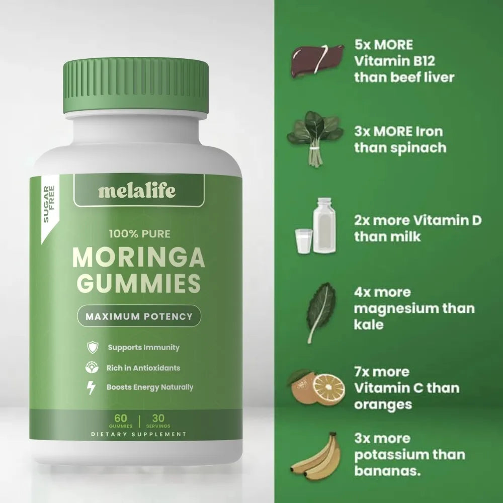 Melalife Moringa - Naturally Lowers Cortisol To Help Restore Balance Inside and Out