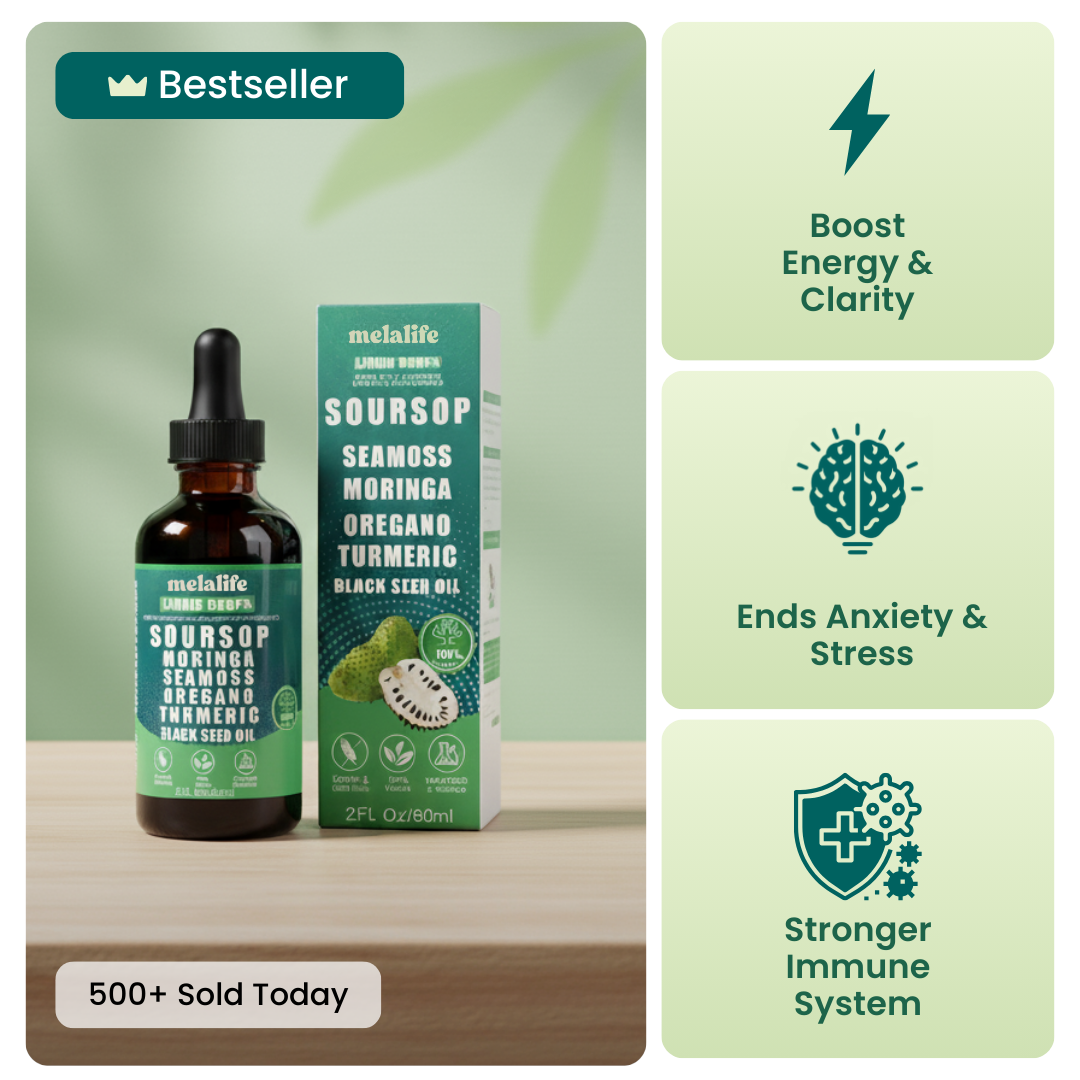 100% Organic 10-in-1 Soursop Extract Drops