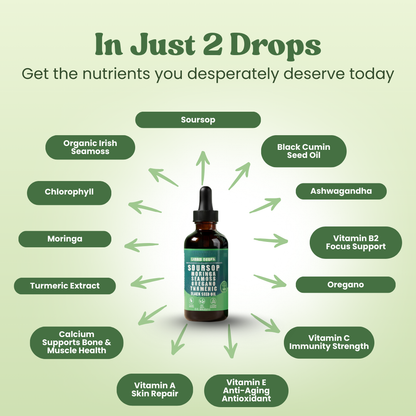 100% Organic 10-in-1 Soursop Extract Drops