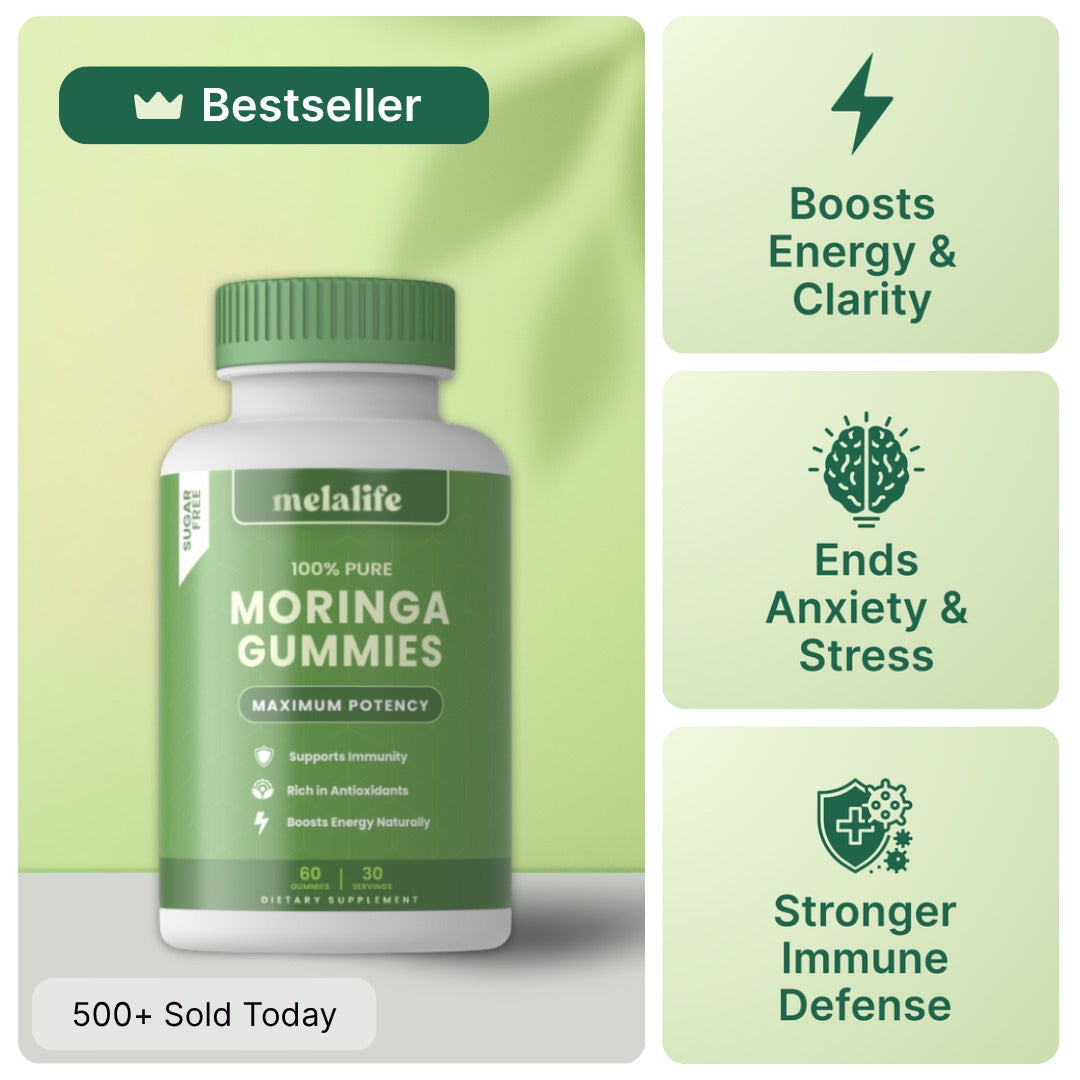 Melalife Moringa - Naturally Lowers Cortisol To Help Restore Balance Inside and Out
