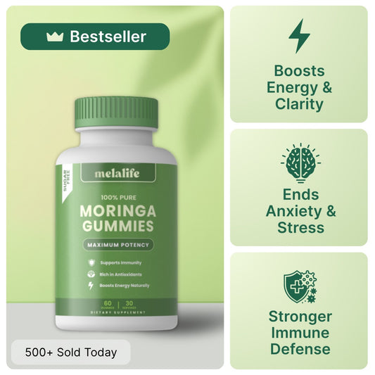 Melalife Moringa - Naturally Lowers Cortisol To Help Restore Balance Inside and Out